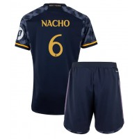 Real Madrid Nacho Fernandez #6 Replica Away Minikit 2023-24 Short Sleeve (+ pants)